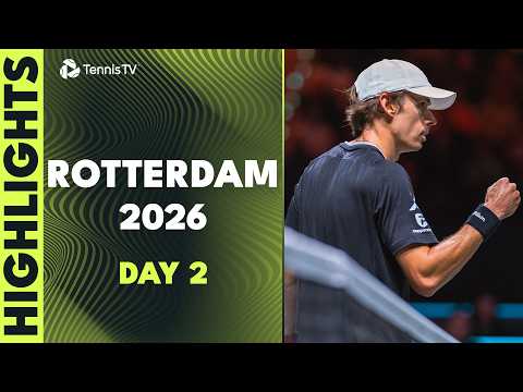 De Minaur vs Fils, Griekspoor, Struff Feature | Rotterdam 2026 Day 2 Highlights