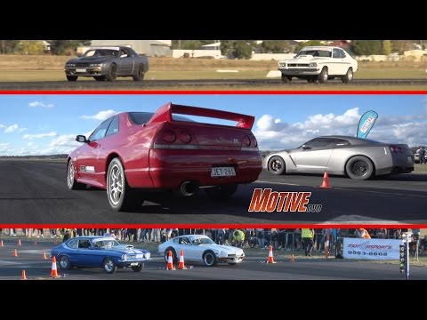 Highlights Motive DVD 28 - 2016 Drag Battle - 53 of Australia's Toughest Street Cars hit the runway!
