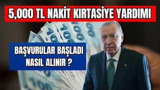 5,000 TL NAKİT KIRTASİYE YARDIMI NEDİR NASIL ALINIR ?