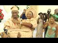 LOVELY MOMENT LATEEF ADEDIMEJI CARRYS HIS WIFE ADEBIMPE OYEBADE DURING THEIR TRADITIONAL WEDDING