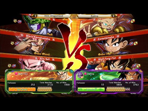 Dragon Ball Fighterz - COM 21 - HOC DragonGod vs Kaiina [ Fun Set ]