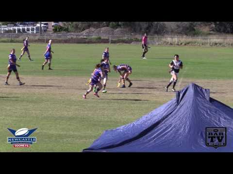 2017 Newcastle RL Round 5 Ladies League Tag Highlights - Maitland v Lakes United