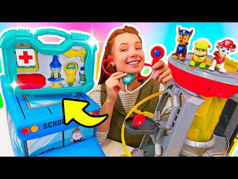 Die Paw Patrol Spielzeuge sind krank – Auf der Suche nach Medizin für die Welpen