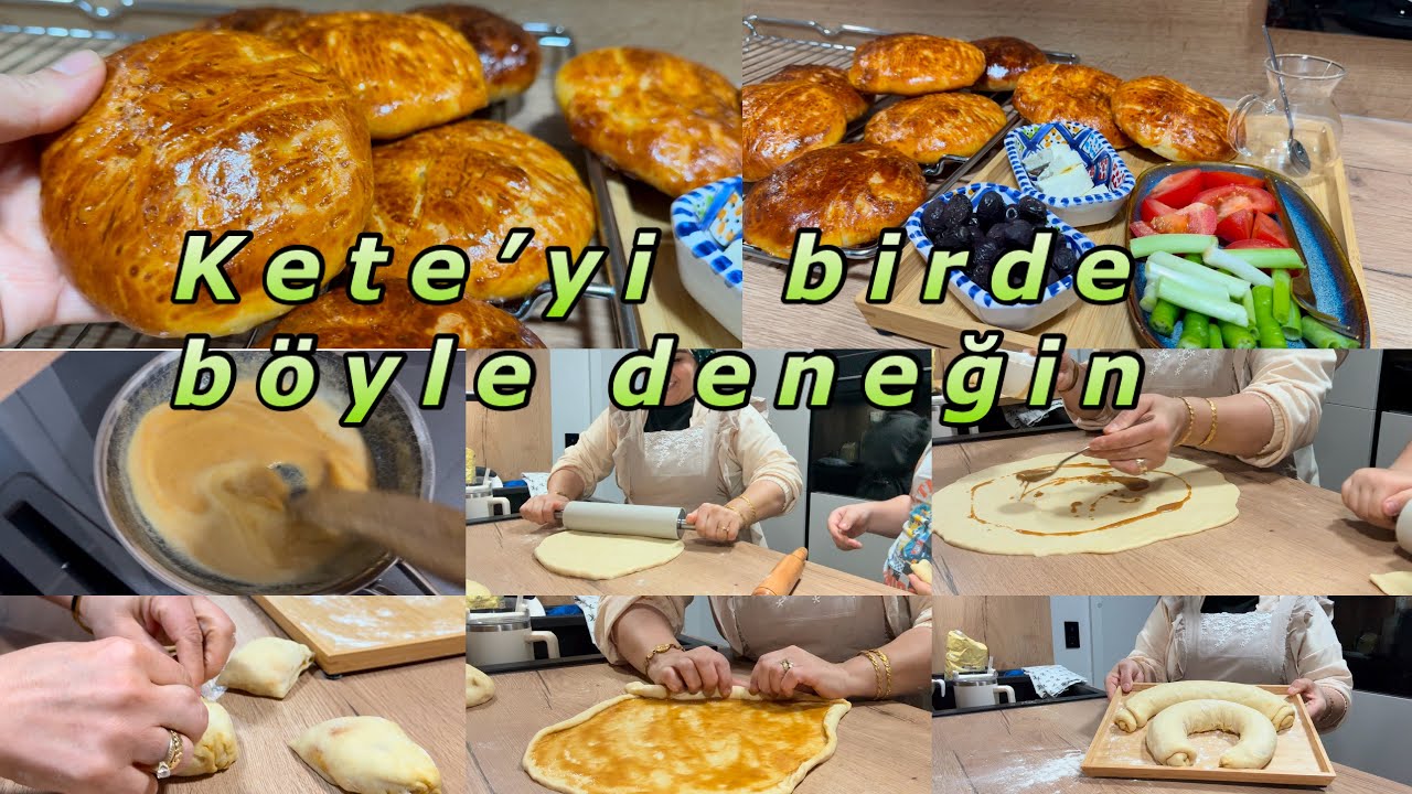 Kete yapmak çok kolay hele birde bu şekilde unu yiyemeyenler için muhteşem bir lezzet anında biter🥰