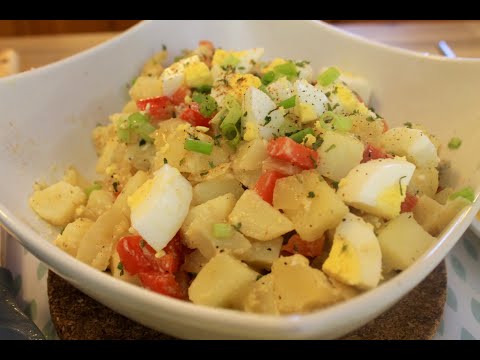 Chunky Hot Potato Salad - Bonita's Kitchen