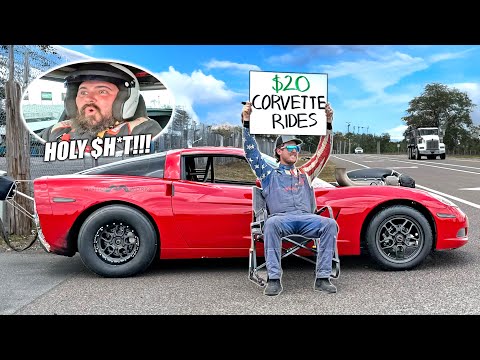 $20 Turbo Corvette Rides! (1,500 Horsepower)