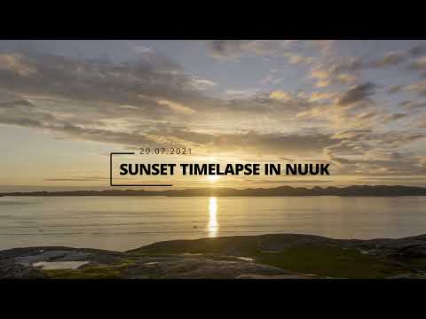 2021.07.20 - Sunset in Nuuk (Greenland)