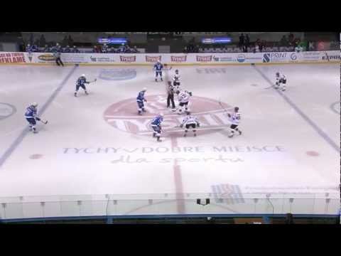 7. kolejka PLH: GKS Tychy - Aksam Unia Oświęcim 8:7. Skrót meczu