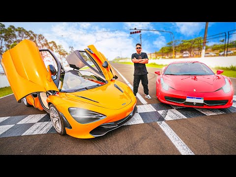 CRASH BETWEEN MY NEW CAR VS MY FERRARI 458 ITALIA!