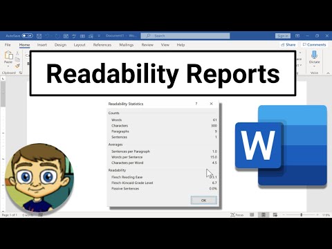 Microsoft Word Readability Reports