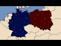 Germany vs Poland | Country vs Country Animation 2023