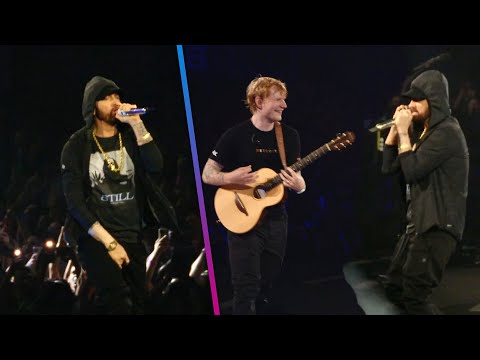Eminem SURPRISES Ed Sheeran Fans With Performance in Detroit