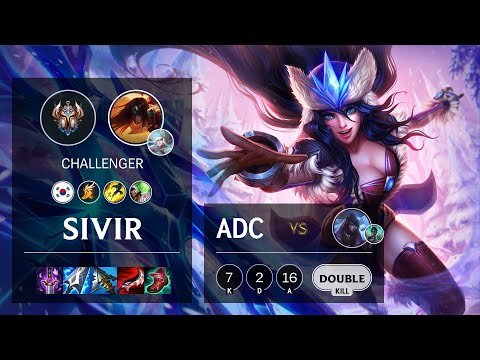 Sivir ADC vs Aphelios - KR Challenger Patch 11.24