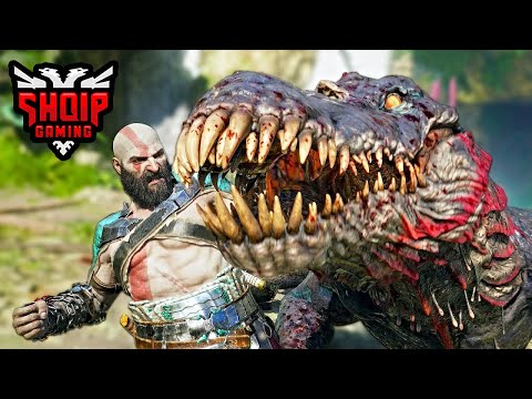 Beteja me Krokodilin Gjigant !! - God of War Ragnarök | SHQIPGaming