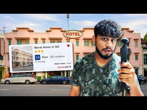 I Stayed in the Worst Rated Hotel in Singapore! 🇸🇬