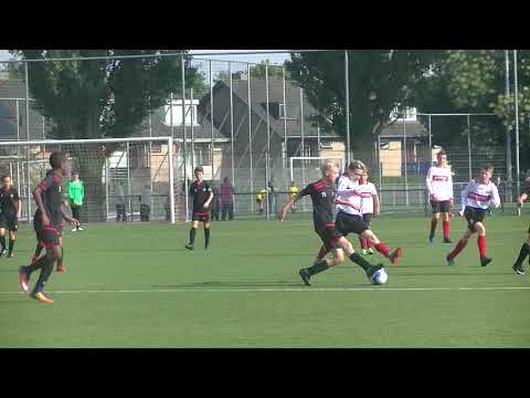 Isaiah Ahmed oefenwedstrijd VV Hoogland JO13-1 - UVV JO13-1 1ste helft (2-2)
