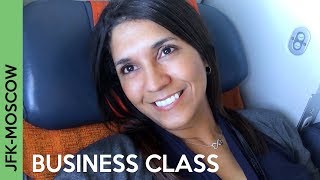 AEROFLOT flight to Moscow | JFK-SVO BUSINESS CLASS - Wow!!!