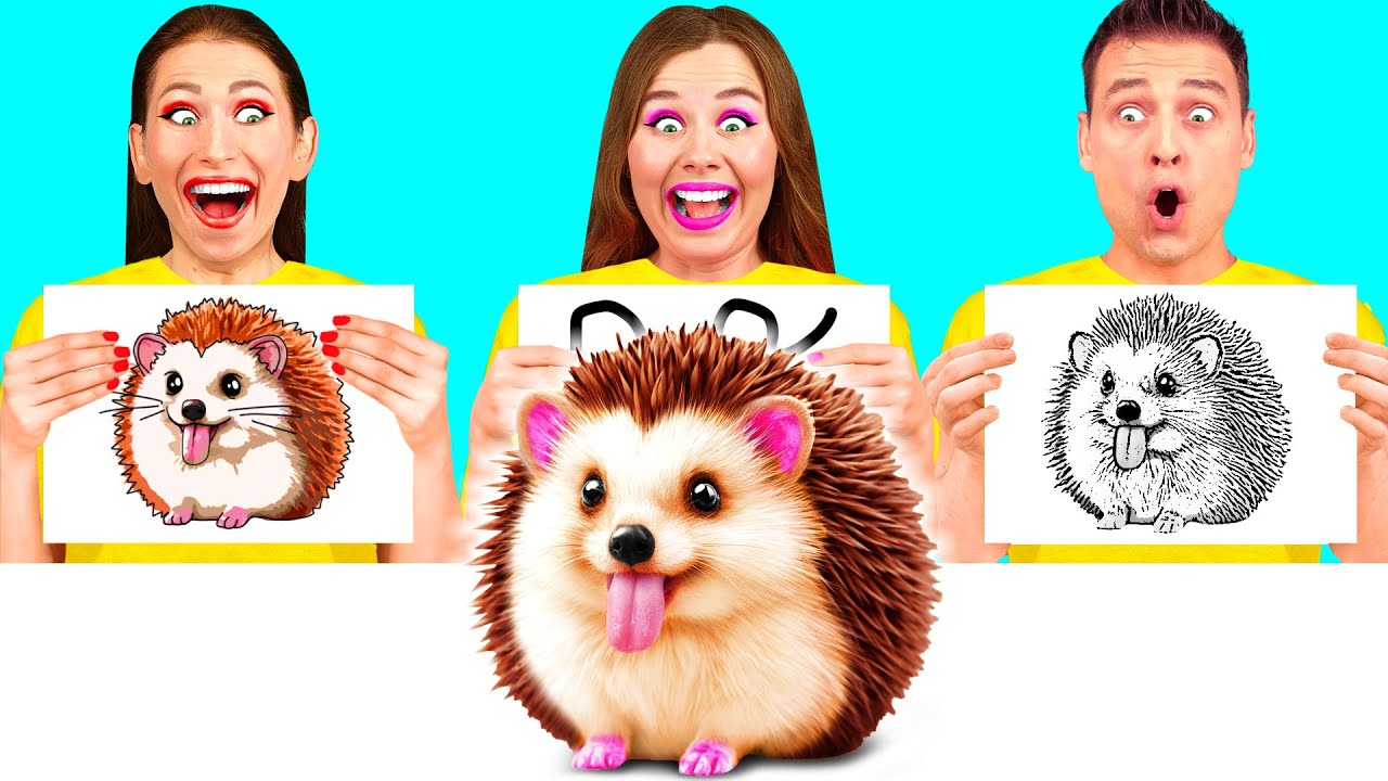 絵がうまいのはどっち？ | クレイジーチャレンジ Fun Teen