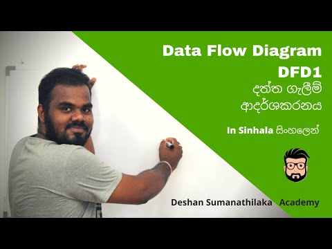 DFD1 Data Flow Diagram 1 Explained in  Sinhala || දත්ත ගැලීම් ආදර්ශකරනය AL ICT