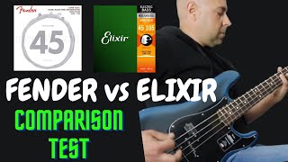 Video thumbnail for Fender vs Elixir Comparison Bass Strings With PBass American Pro2 by Francesco Minnella
