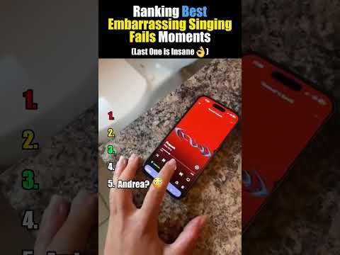 Ranking The Best Singing Fails (the last one is wild) 😂 #shorts #funny
