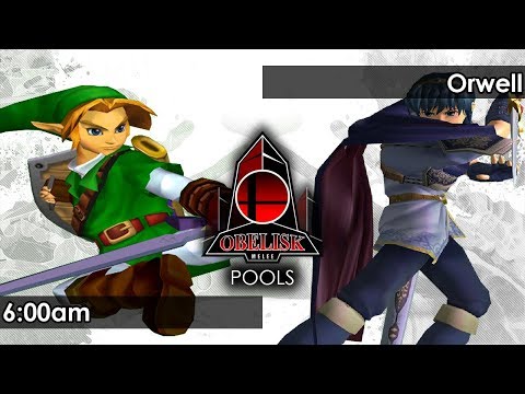 Melee: SMT | 6:00am (Link) V Orwell (Marth) - Obelisk 100 Tournament SSBM