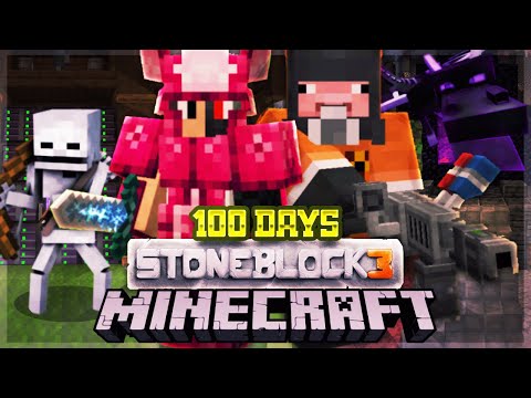 We Survived 100 Days In StoneBlock 3