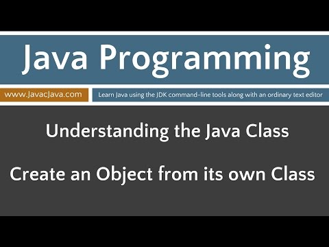 Learn Java Programming Create An Object From Its Own Class Tutorial