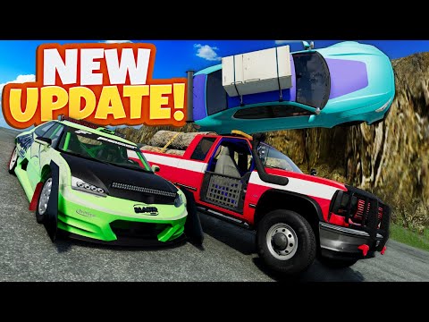 Updated Random Parts Mod Creates the Weirdest Cars Ever! (BeamNG Drive)
