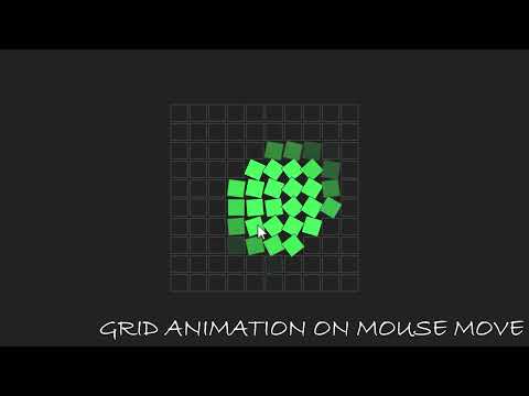 Grid Animation On Mouse Move Using Html Css Javascript