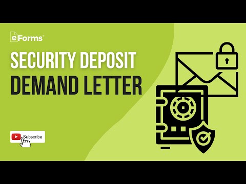 Security Deposit Demand Letter EXPLAINED