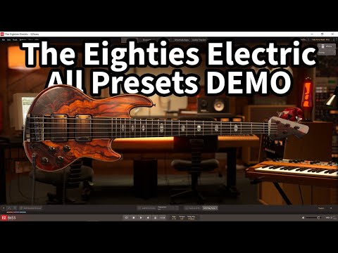 Toontrack EZBass The Eighties Electric EBX All Presets Demo
