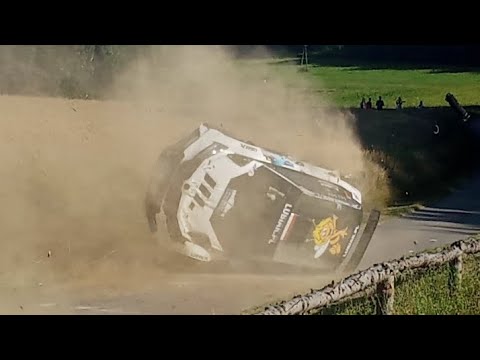 Rajd Rzeszowski 2022 dachowanie Maciej Lubiak