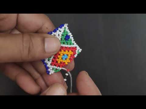 Toran design patti tutorial/ beautiful Toran design trick/ 3 moti design
