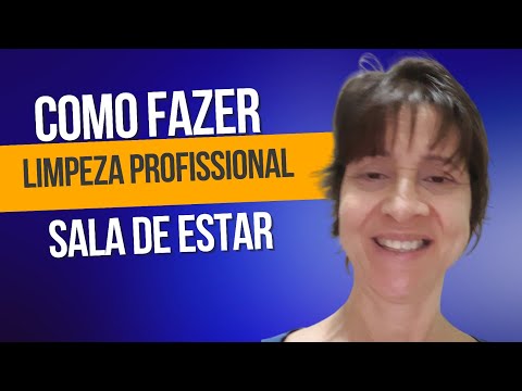 Como fazer limpeza profissional na  sala de estar