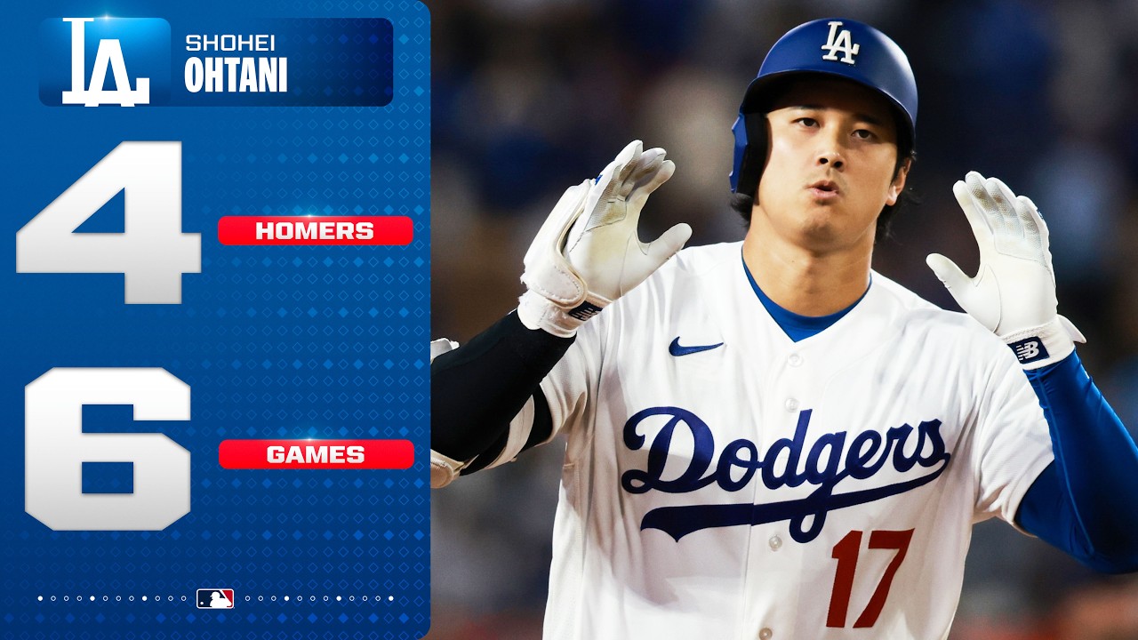 Shohei Ohtani is HEATING UP at the plate 🔥 He's homered 4 times in his last 6 games!