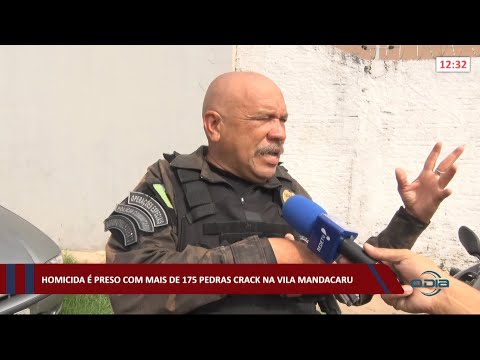 Homicida é preso com mais de 150 pedras de crack na Vila Mandacaru 12 05 2021