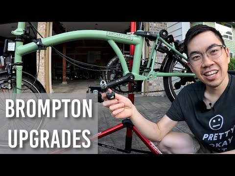3 Easy Upgrades to my Brompton for a 300KM Bike Ride [Matcha Green C Line]