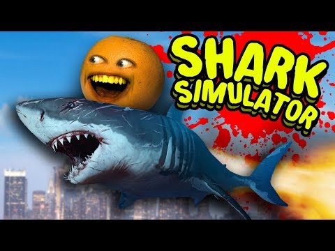 SHARK SIMULATOR - Dr. Buttchomp! [Annoying Orange Plays]
