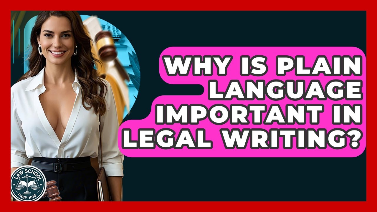 Why Is Plain Language Important In Legal Writing? - Law School Prep Hub
