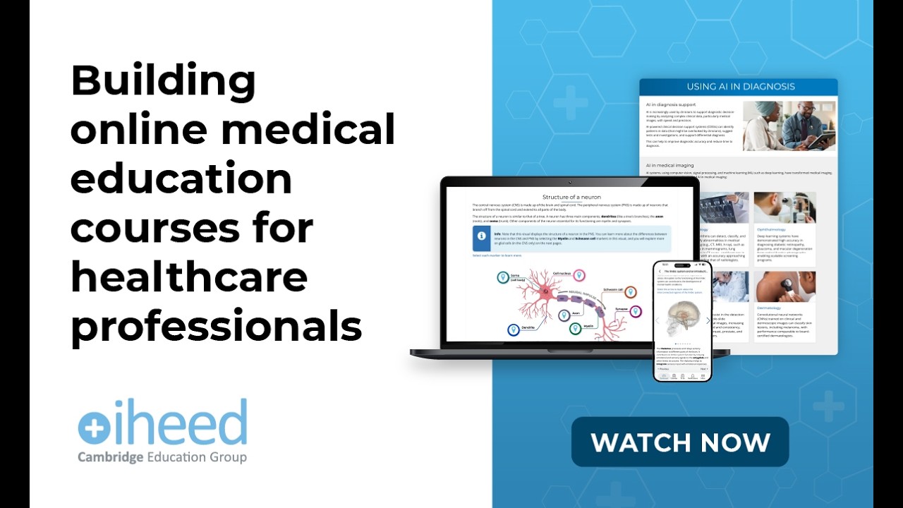 How Online Medical Education Courses Are Built | Behind the Scenes at iheed