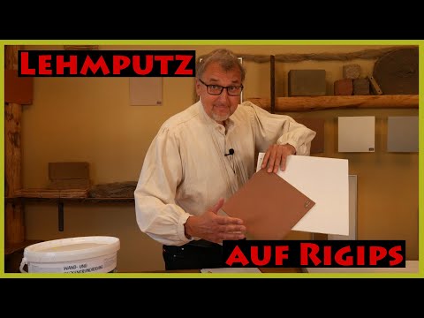 LEHMPUTZ auf RIGIPS | #gipskarton