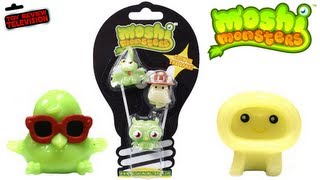 Moshi Monsters Glow In The Dark Halloween 3 Pack Review Unboxing