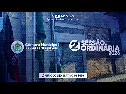 02ª (SEGUNDA) SESSÃO ORDINÁRIA DO 02º (SEGUNDO) PERÍODO LEGISLATIVO DE 2026