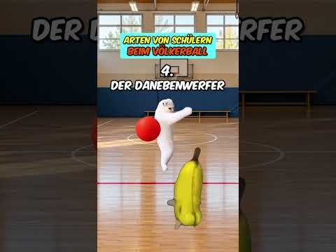 Arten von Schülern beim Völkerball 🏐🩹 #katzenvideos  #sport #shorts