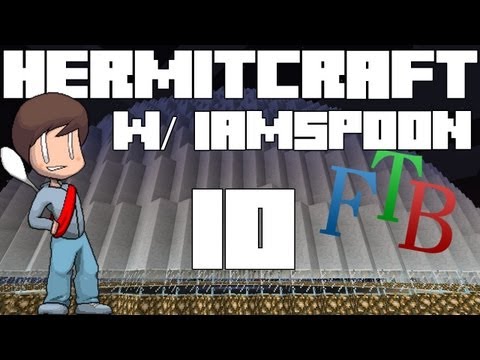 HermitCraft Feed the Beast w/ IAmSp00n: Episode 10 -  Skeleton Slayers!
