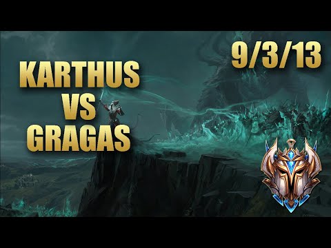KZ Cuzz Karthus Jungle Vs Gragas - KR Challenger Match Summary Patch 9.19