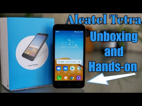 Alcatel Tetra AT&T Unboxing and Hands-on.