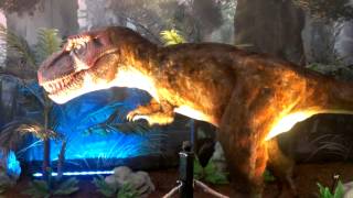 preview picture of video 'Dinosaurs Alive Brookfield Zoo 2013 Young Tyrannosaurus Rex'