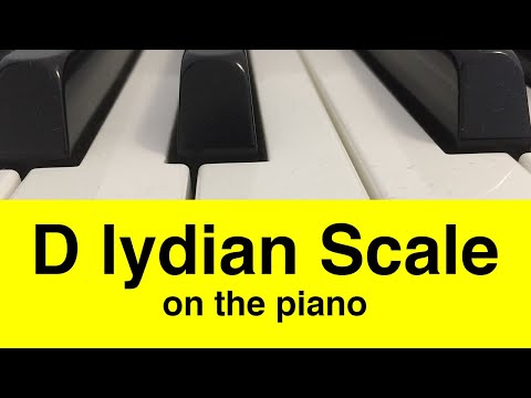 D Lydian Scale | Piano And Music Theory Tutorial✨